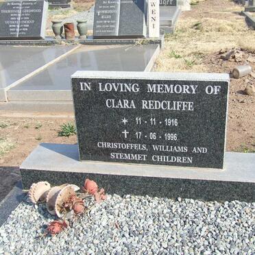 REDCLIFFE Clara 1916-1996