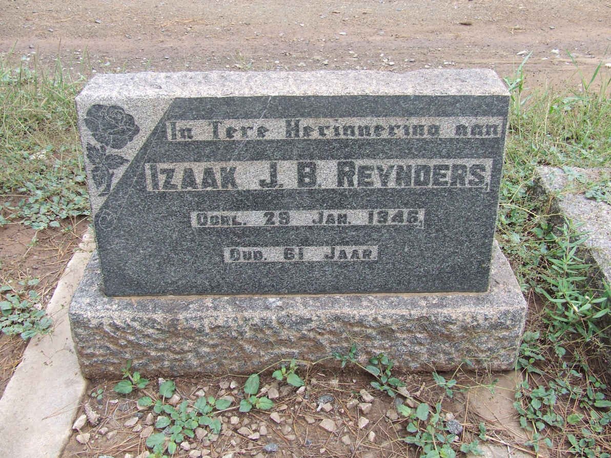 REYNDERS Izaak J.B. -1946