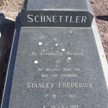 SCHNETTLER Stanley Frederick 1921-1982