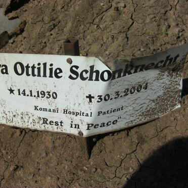 SCHONKNECHT Vera Ottilie 1930-2004