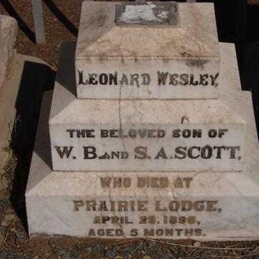 SCOTT Leonard Wesley -1896