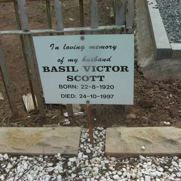 SCOTT Basil Victor 1920-1997