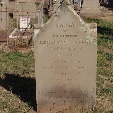 SCOTT Isabella nee COOPER -1869