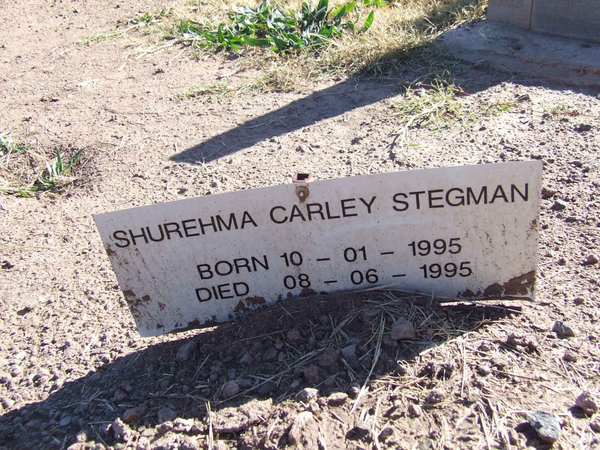 STEGMAN Shurehma Carley 1995-1995