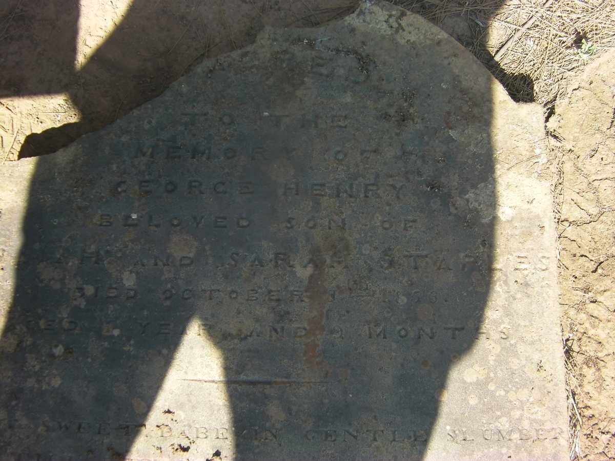 STAPLES George Henry -1856