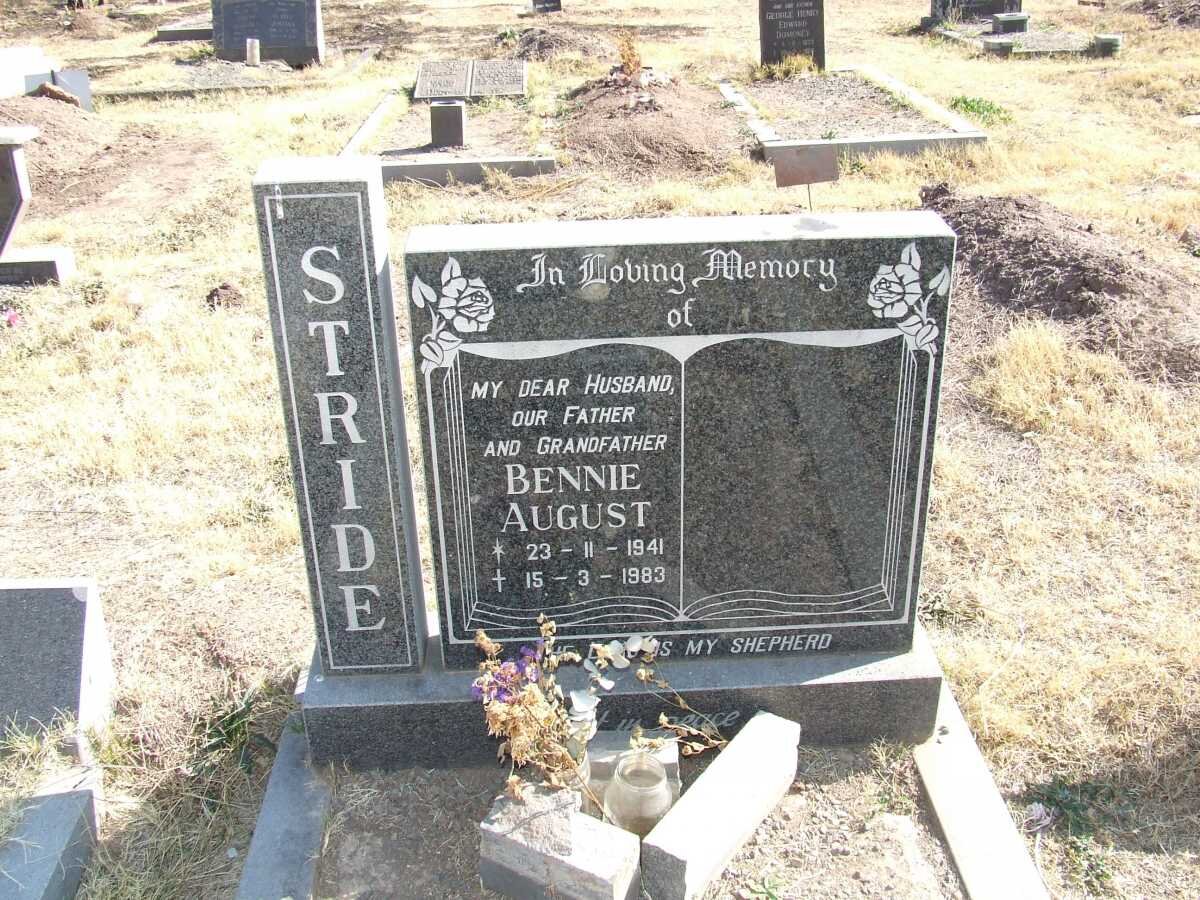 STRIDE Bennie August 1941-1983
