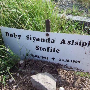STOFILE Siyanda Asisipho 1998-1999