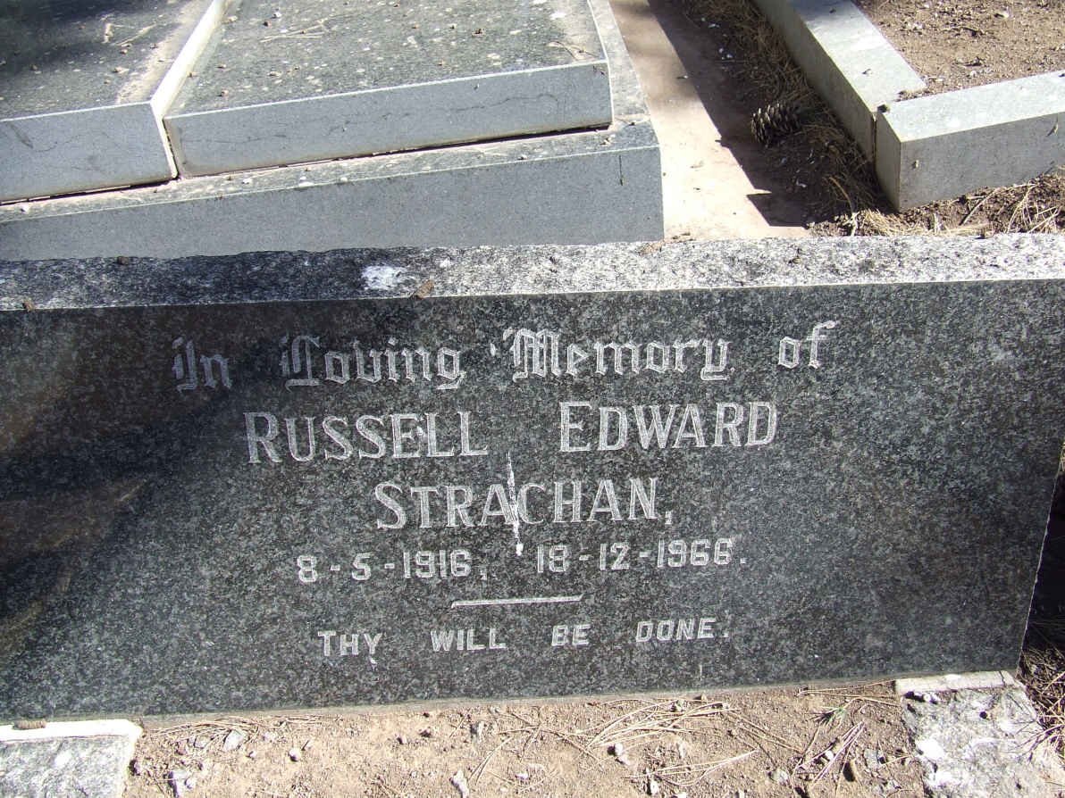 STRACHAN Russell Edward 1916-1966