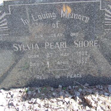 SHORE Sylvia Pearl 1902-1952