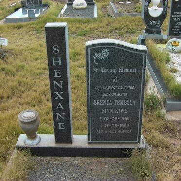 SHENXANE Brenda Tembela Simnikiwe 1969-1999