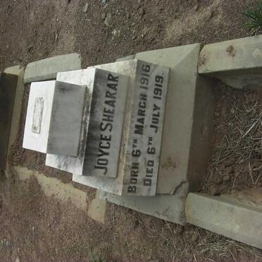 SHEARAR Joyce 1916-1919
