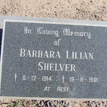 SHELVER Barbara Lilian 1914-1981