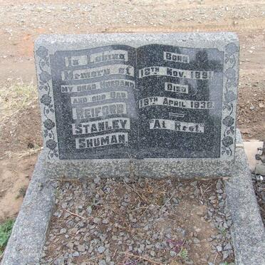 SHUMAN Reiford Stanley 1891-1936