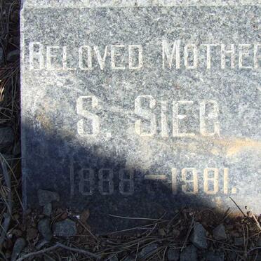 SIEG Julius E. 1871-1945 &amp; S. 1888-1981