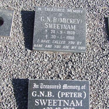 SWEETNAM G.N.B. 1959-1988 :: SWEETNAM G.N.B. 1933-2005