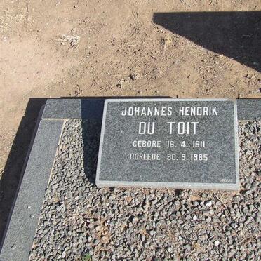 TOIT Johannes Hendrik, du 1911-1985