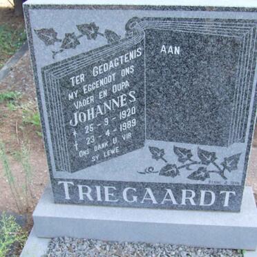 TRIEGAARDT Johannes 1920-1989