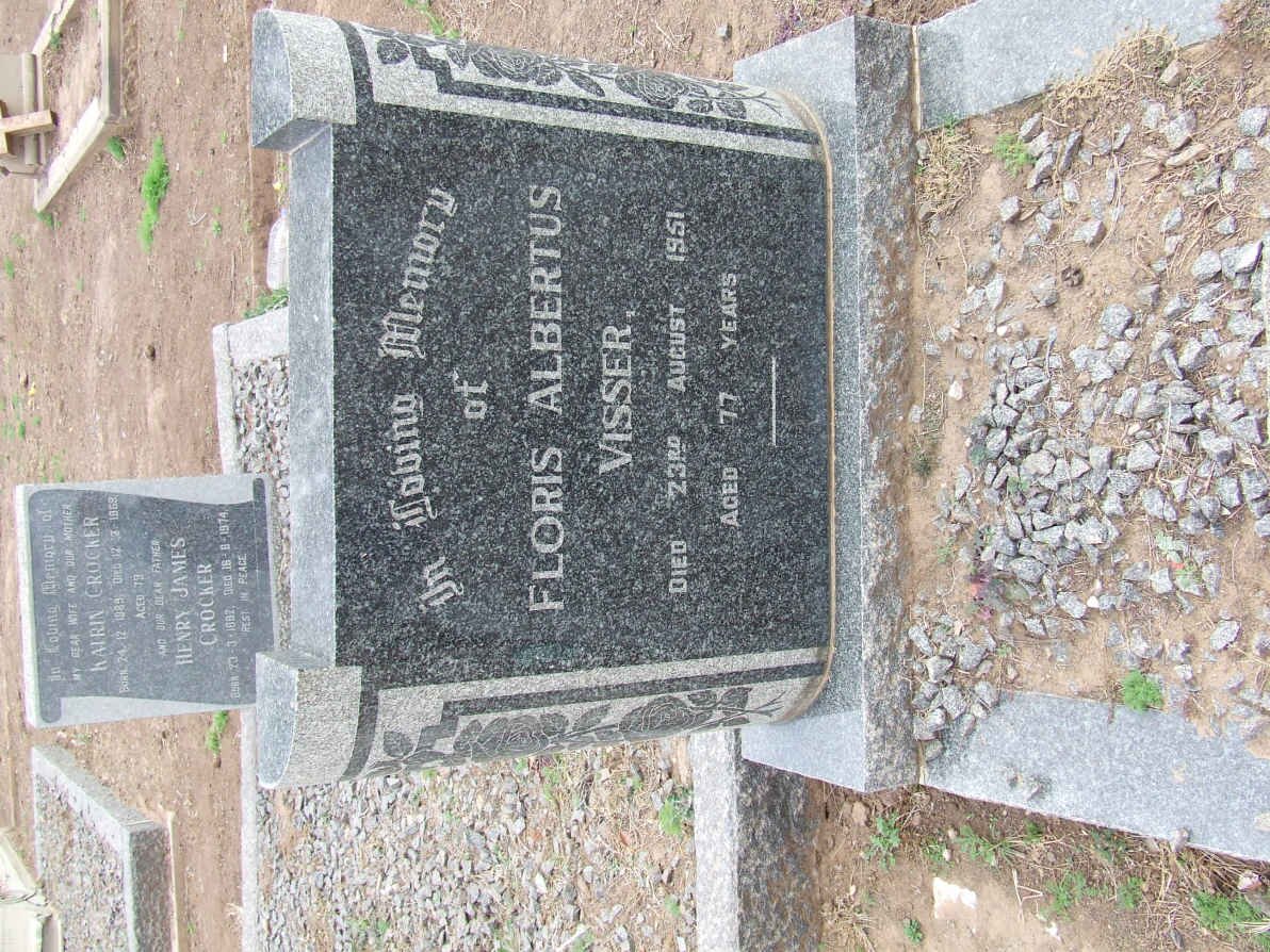 VISSER Floris Albertus -1951