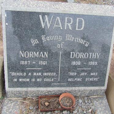 WARD Norman 1887-1961 &amp; Dorothy 1906-1969