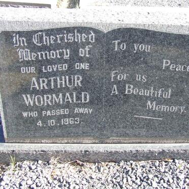 WORMALD Arthur -1963 