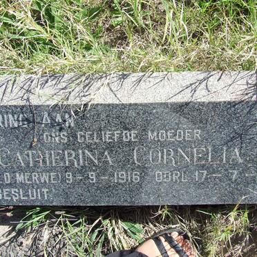 WYK Catherina Cornelia, van nee V.D. MERWE 1916-1969