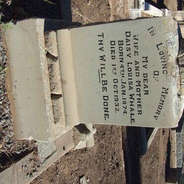 WHALE Daisy Louisa 1874-1932