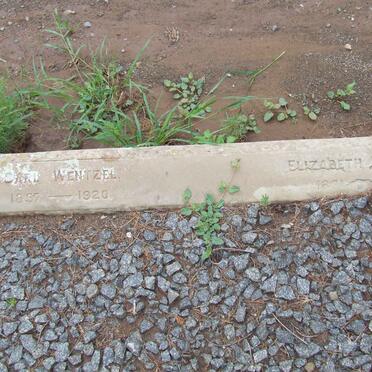 WENTZEL Carel 1837-1920 &amp; Elizabeth 18??-1917