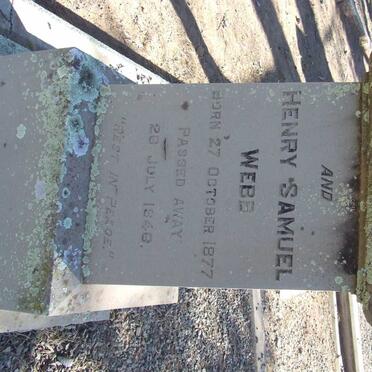 WEBB Henry Samuel 1877-1948