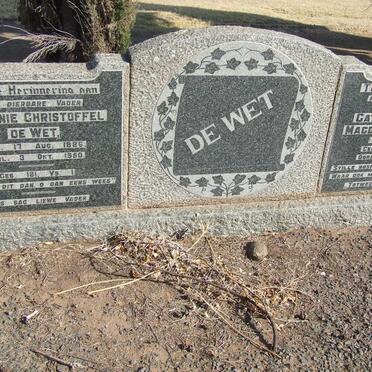 WET Anthonie Christoffel, de 1886-1950 &amp; Catherina Maria Magdalena LOMBARD 1893-1949