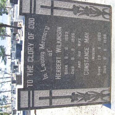 WILKINSON Herbert 1869-1956 &amp; Constance May MORUM 1883-1966