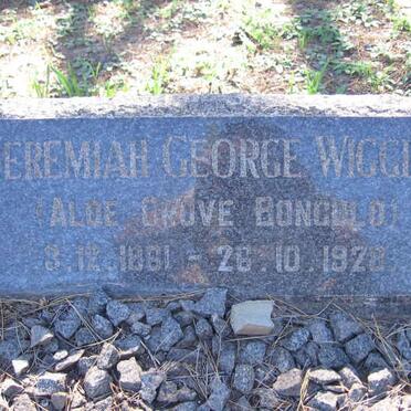 WIGGILL Jeremiah George 1861-1928