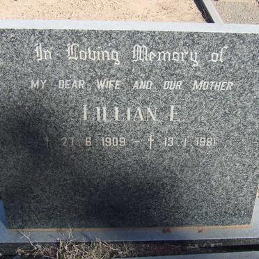 ? Lillian E. 1909-1981