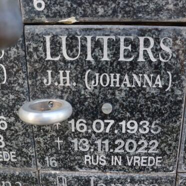 LUITERS J.H. 1935-2022