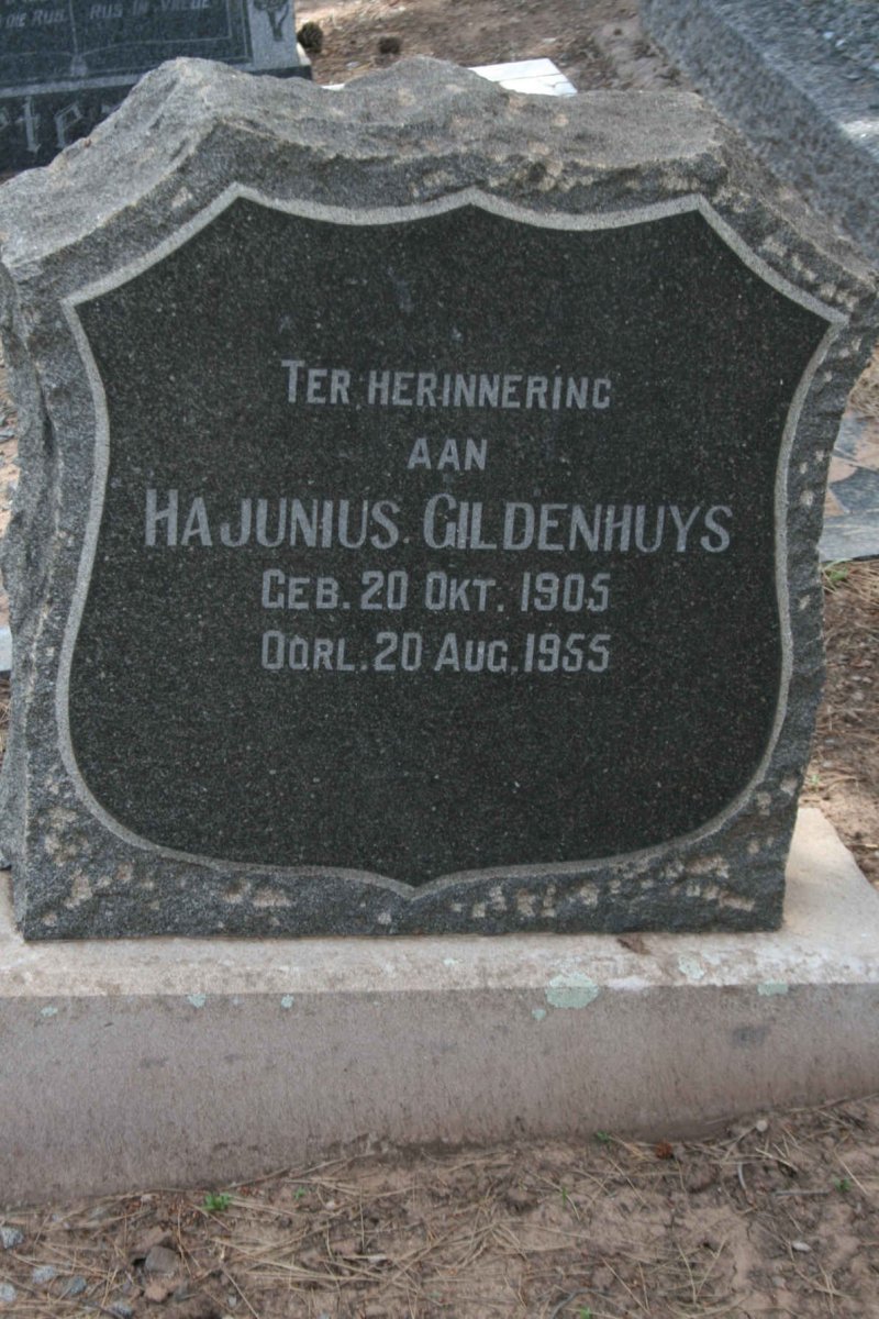 GILDENHUYS Hajunius 1905-1955