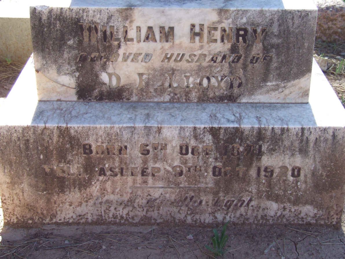 LLOYD William Henry 1871-1920