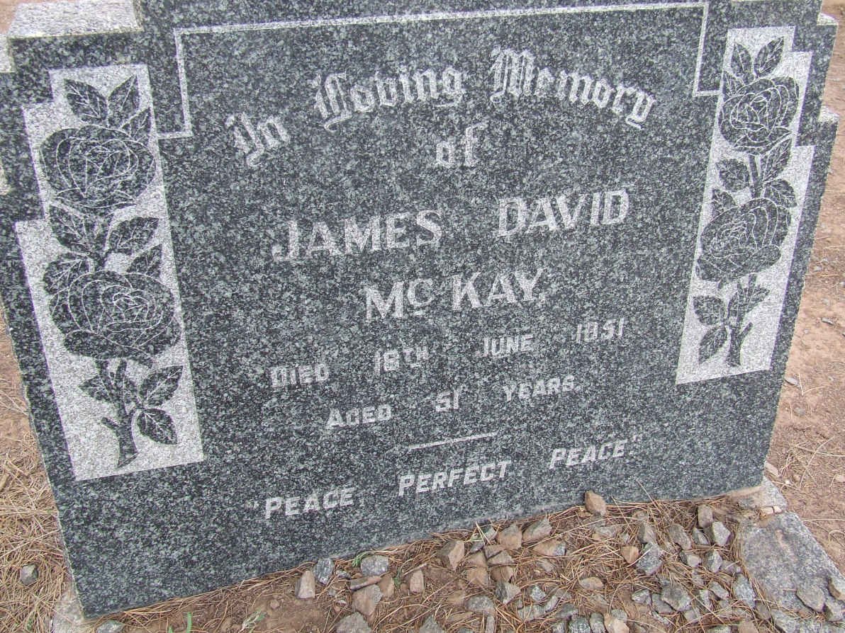 McKAY James David -1951