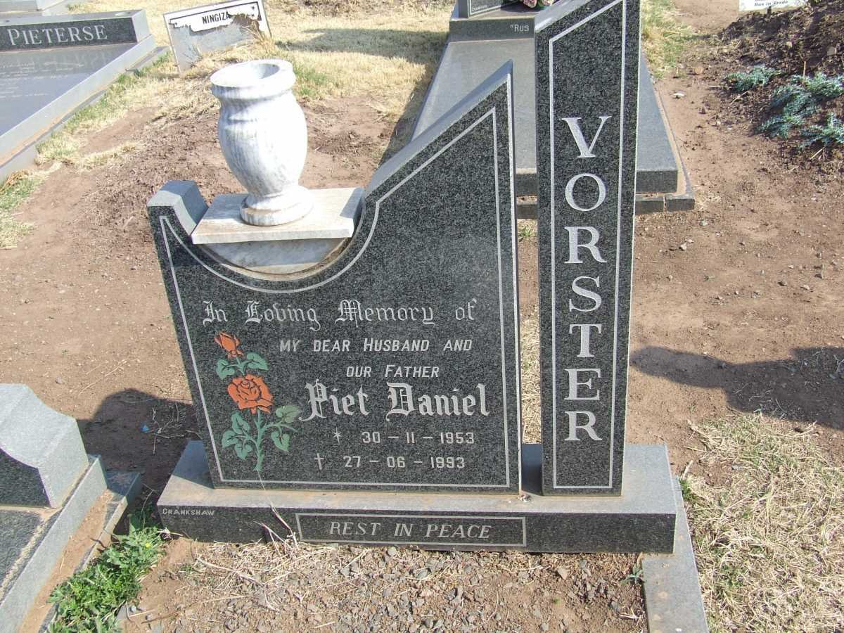 VORSTER Piet Daniel 1953-1993