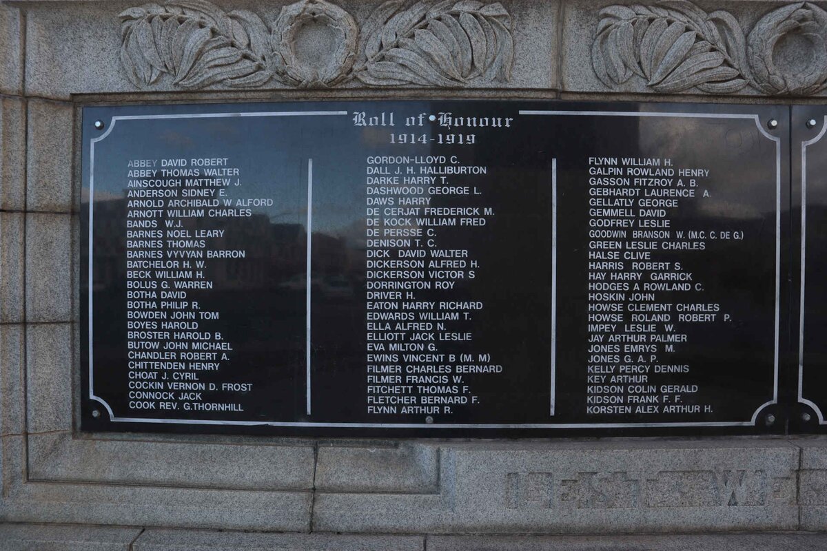 10. New plaques - Memorial World War I 1914-1919