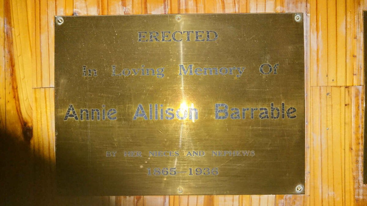 BARRABLE Annie Allison 1865-1936