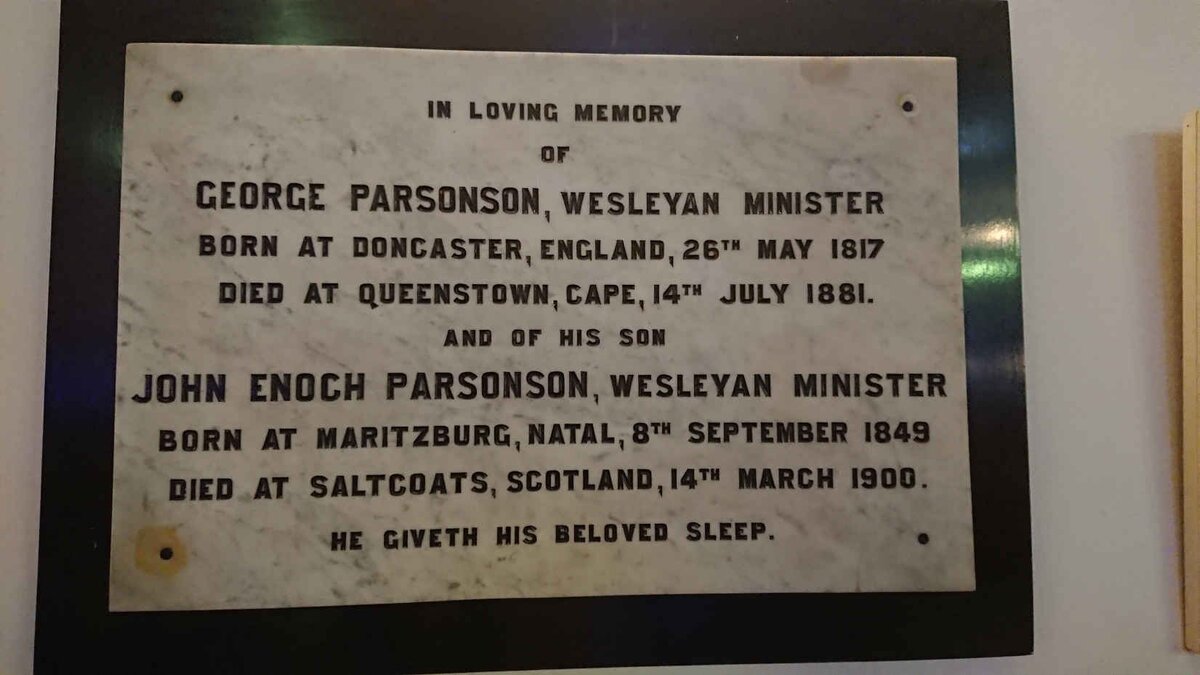 PARSONSON George 1817-1881 :: PARSONSON John Enoch 1849-1900