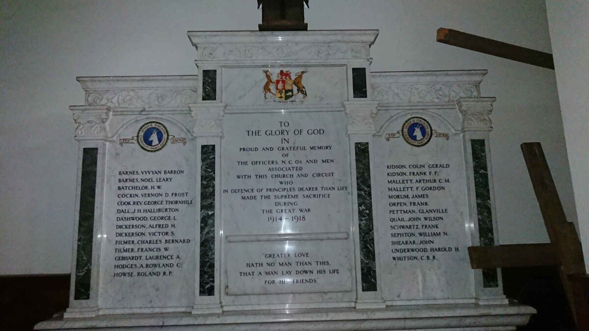 1. WORLD WAR I MEMORIAL 1914-1918