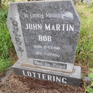 LOTTERING John Martin Bob 1941-1990