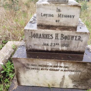 BOUWER Johannes H. -1919