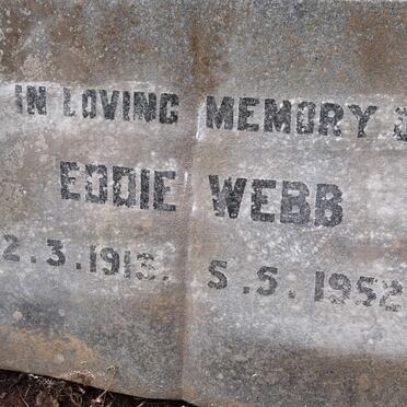 WEBB Eddie 1913-1952