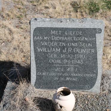 OLIVIER William J.R. 1910-1945