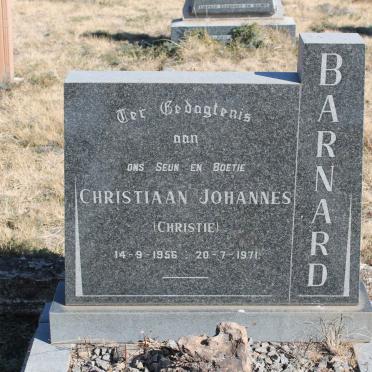 BARNARD Christiaan Johannes 1956-1971