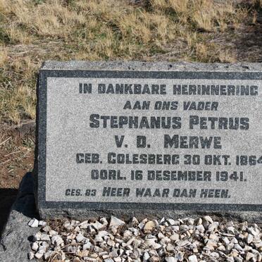 MERWE Stephanus Petrus, v.d. 1864-1941