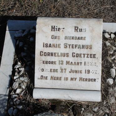COETZEE Isakie Stefanus Cornelius 1939-1942