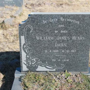 DICKS William James Henry 1889-1967