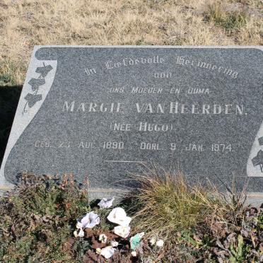 HEERDEN Margie, van nee HUGO 1890-1974